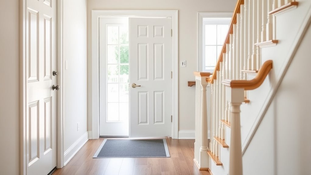 accessible doorway and stairs