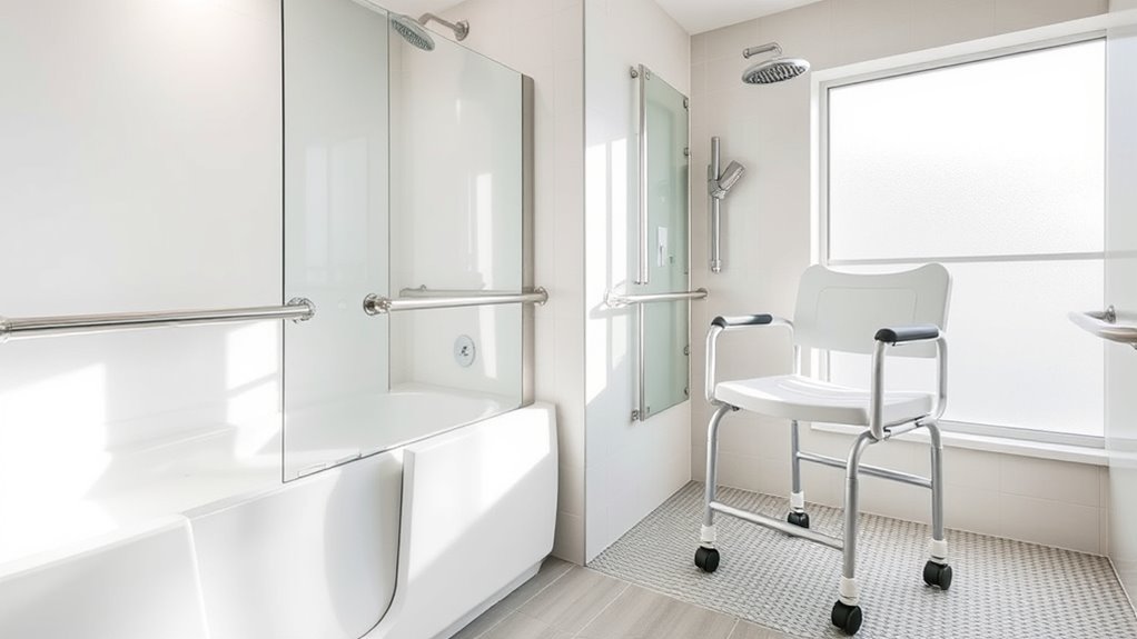 accessible safe shower design