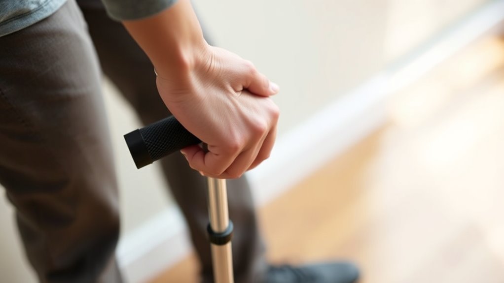 adjust cane for proper support