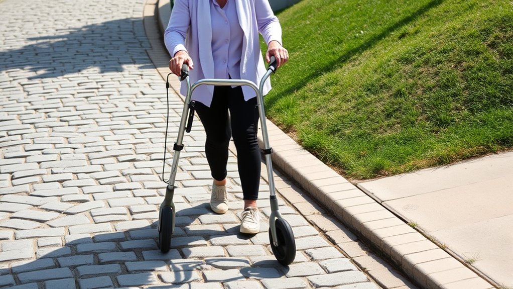 adjust walker for terrain