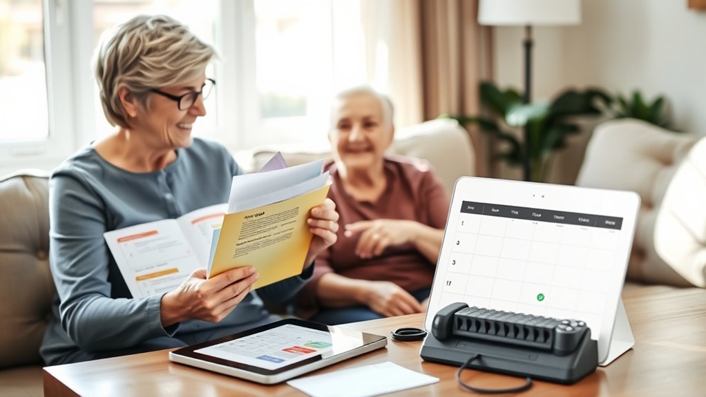 arrange post discharge support services