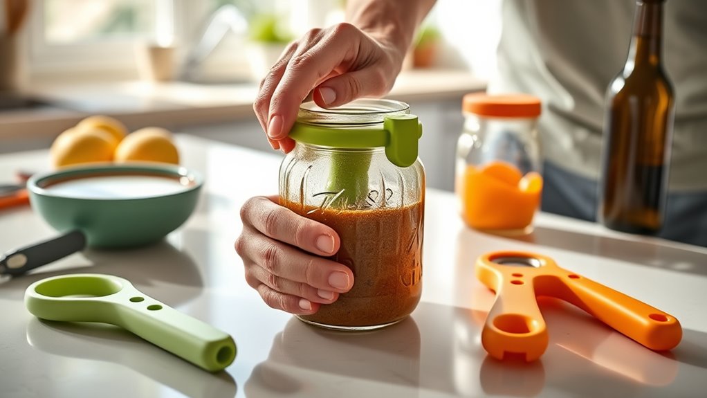 assistive kitchen container aids
