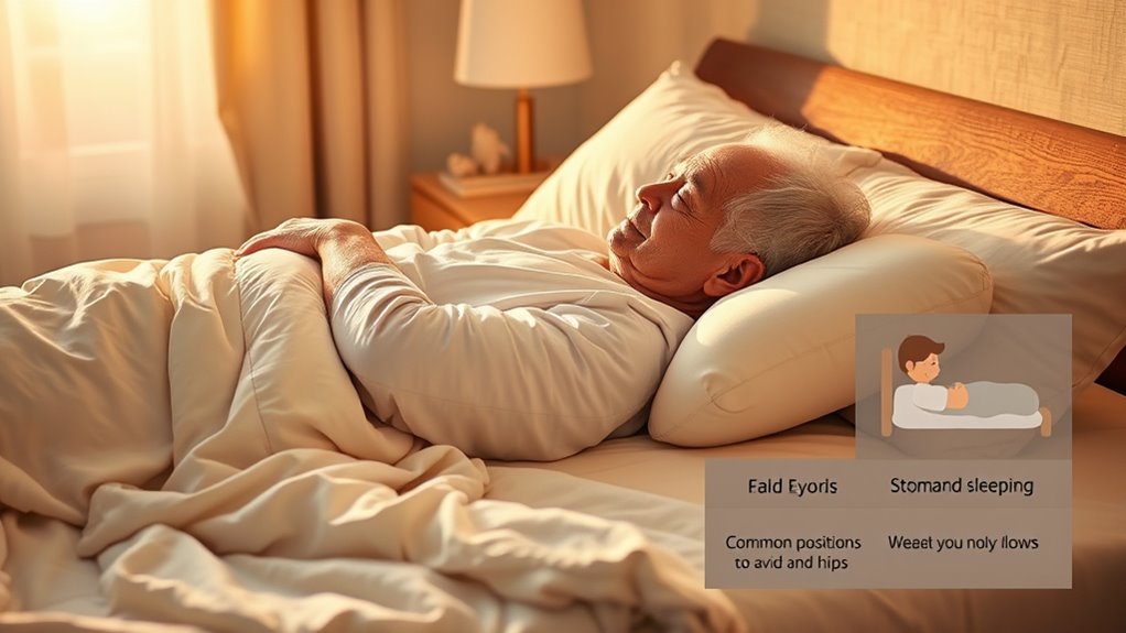 avoid harmful sleeping positions