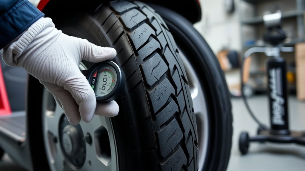 check tire pressure regularly