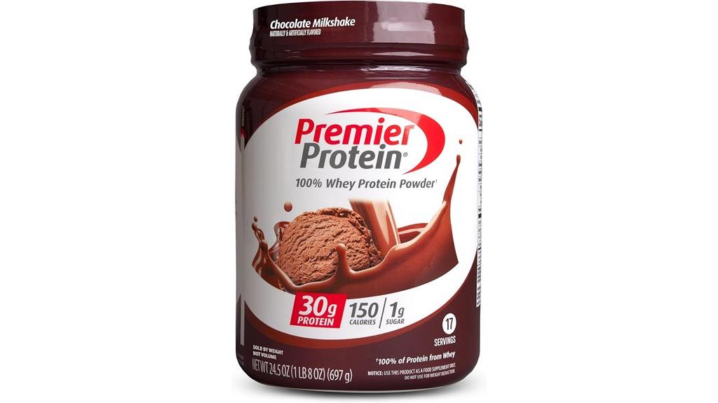chocolate flavored protein shake