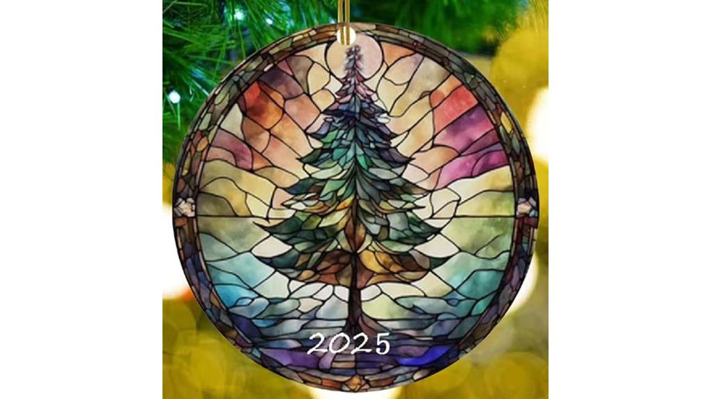 christmas glass ornament design