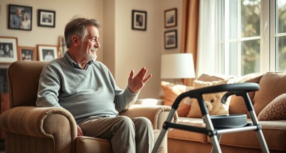 discussing mobility aid options