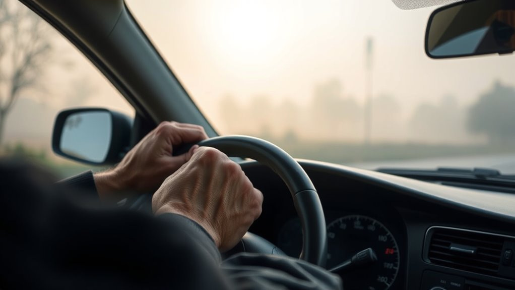 driving control and visibility decline