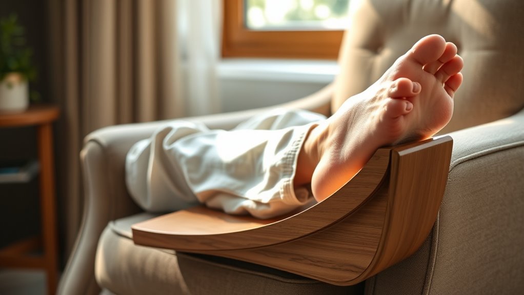 enhance circulation with footrest