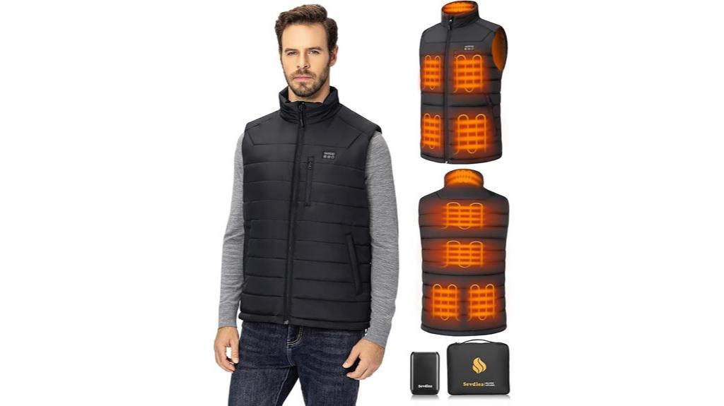 heated cycling vest with battery