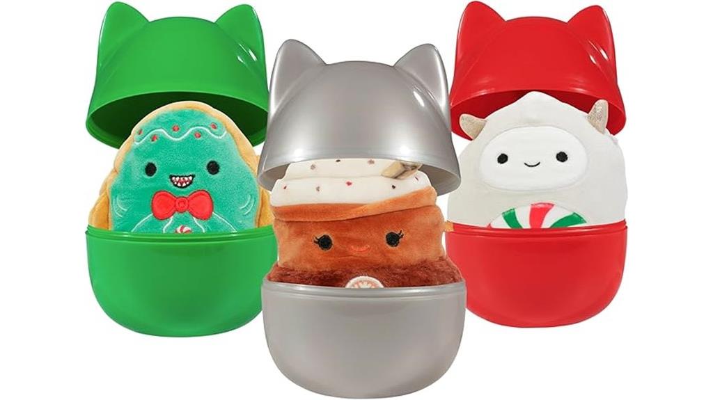 holiday capsule plush toys