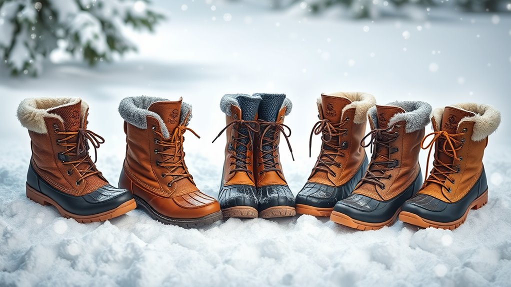 key snow boot features