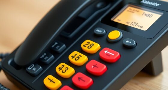 large button amplified telephones