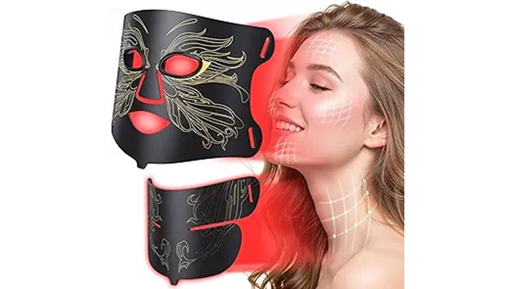 led facial skin mask