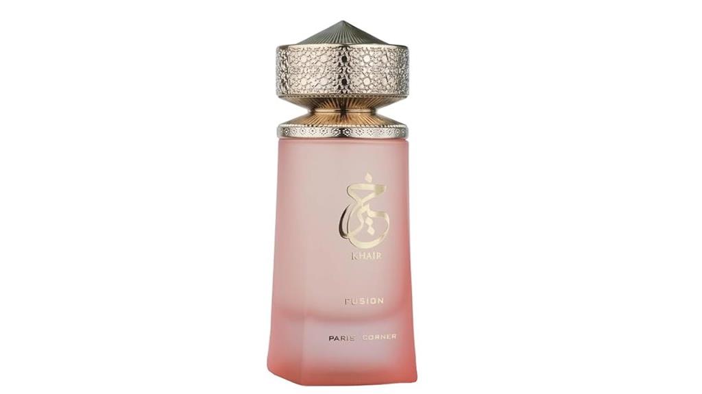 luxurious lychee perfume bottle