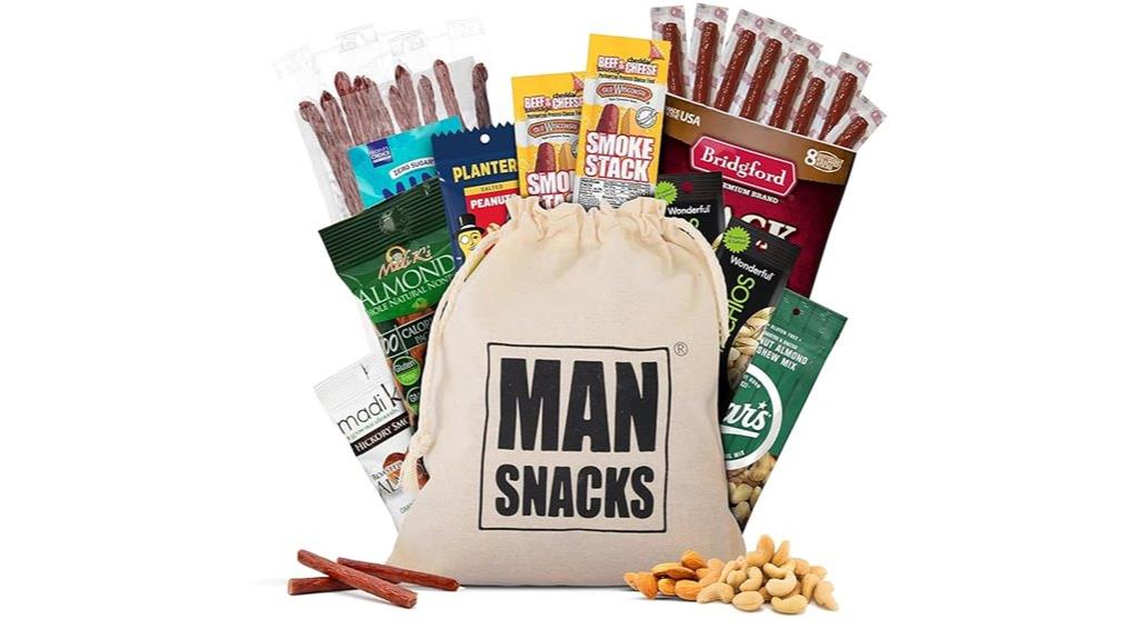 luxury manly snack gift