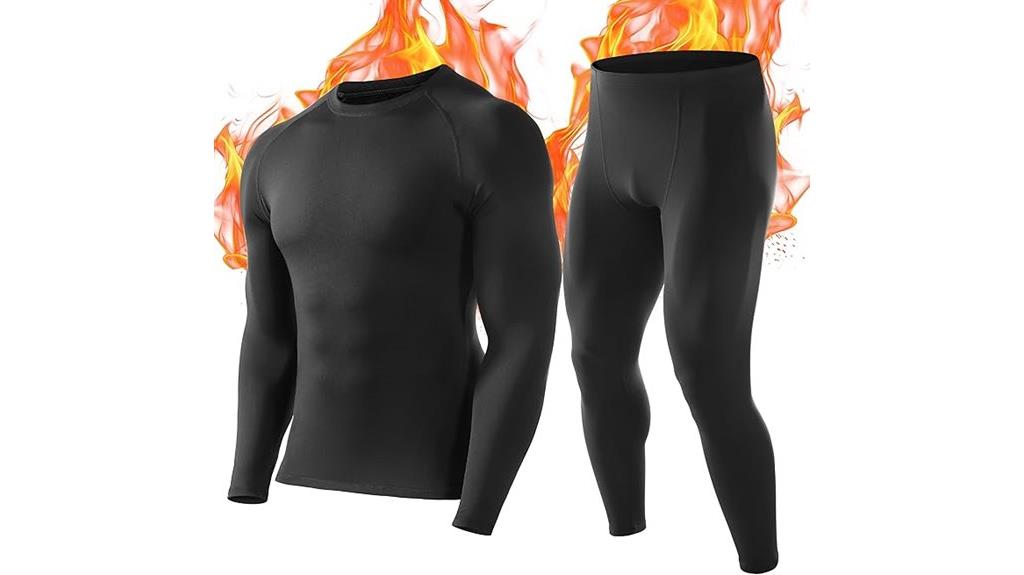 men s fleece lined thermal underwear