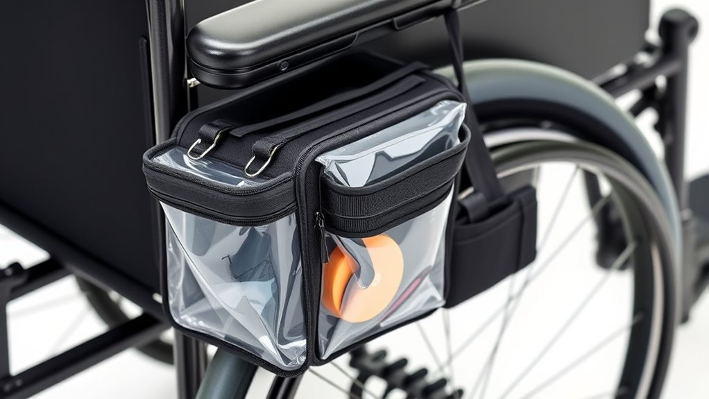 organized lightweight wheelchair storage