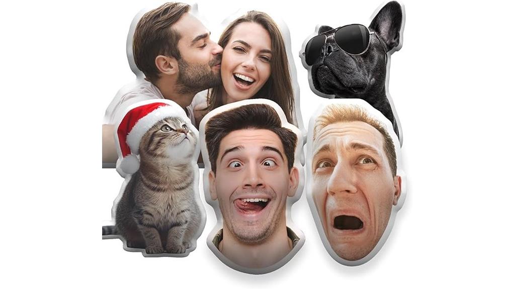 personalized animal face pillow
