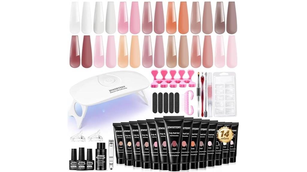 poly extension nail kit