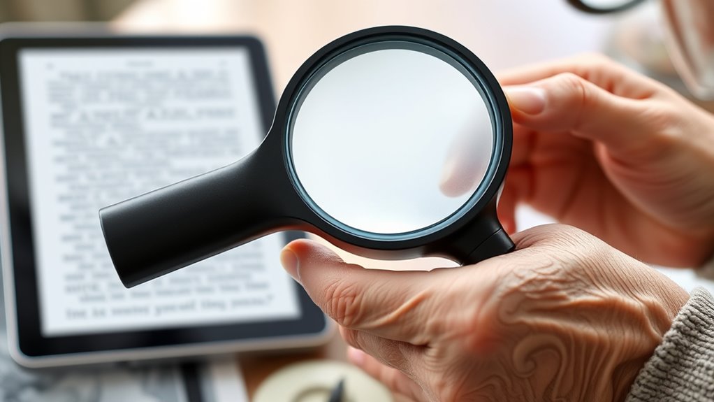 portable magnifiers enhance vision