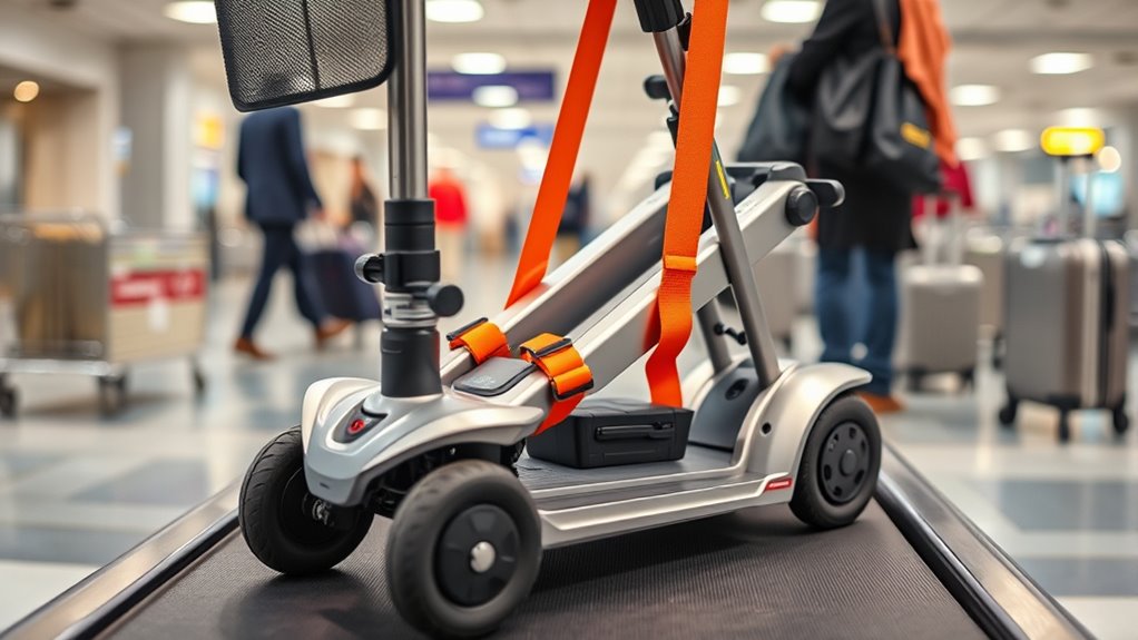 prepare scooter for flight