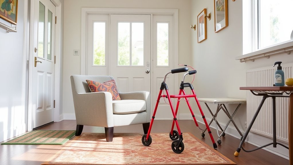 proper assistive device use