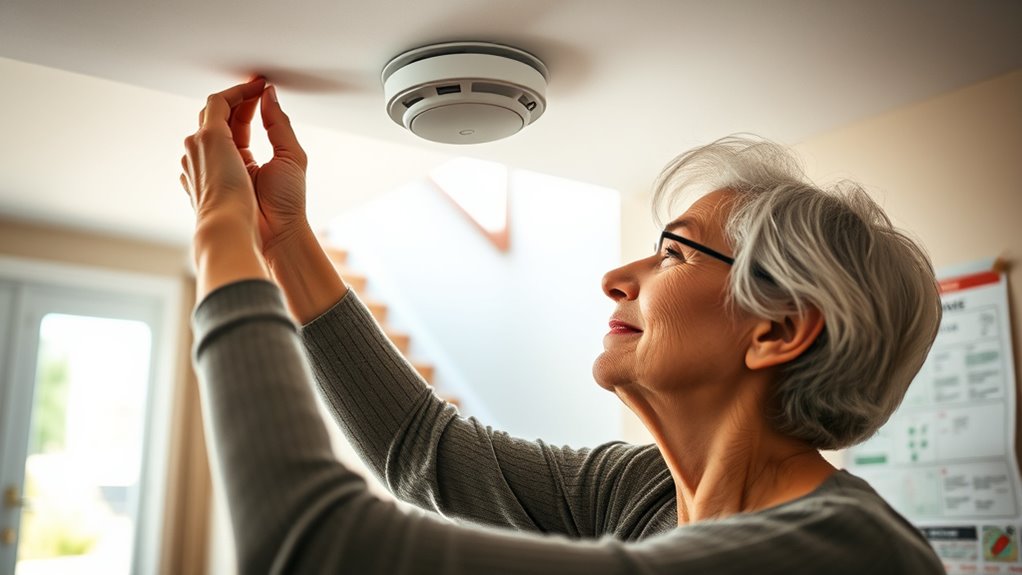 proper smoke detector placement