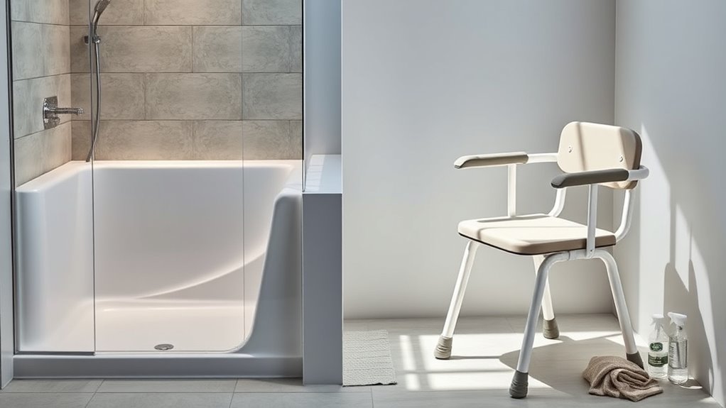 regular shower cleaning routine