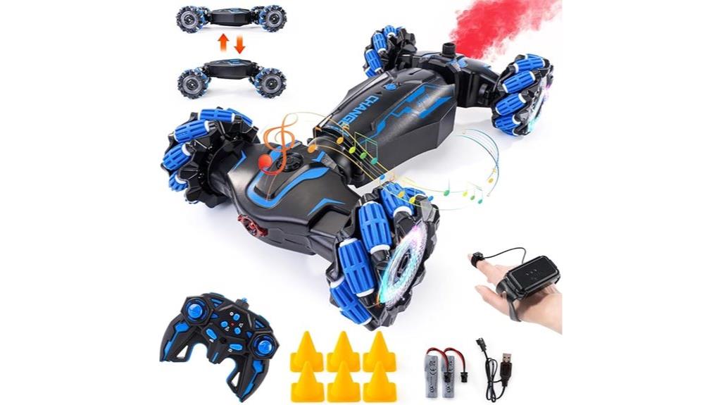 remote controlled stunt car