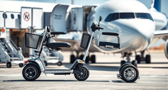 scooters allowed on flights