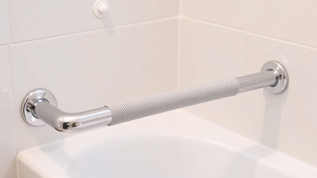 secure grab bar installation