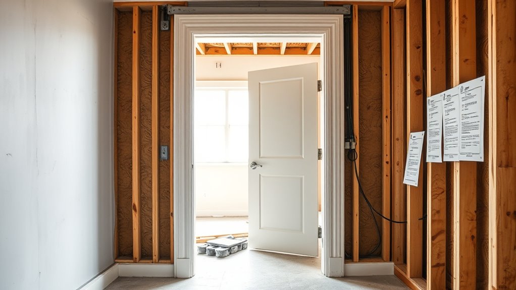 secure permits and codes