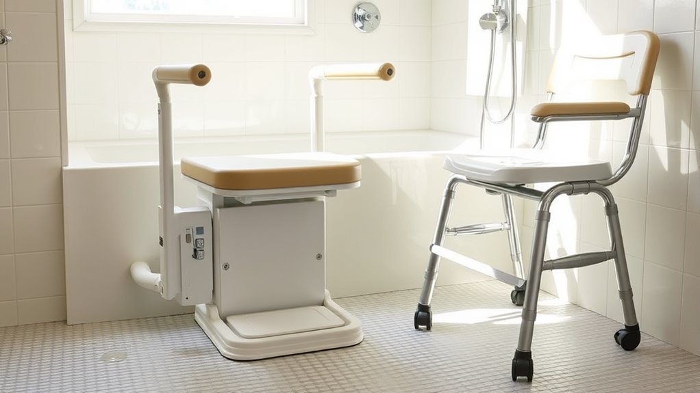 shower chairs customization options