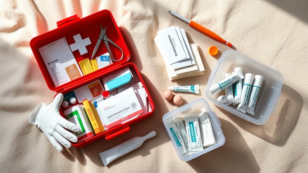 stock first aid supplies regularly