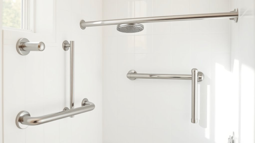 stylish secure bathroom support