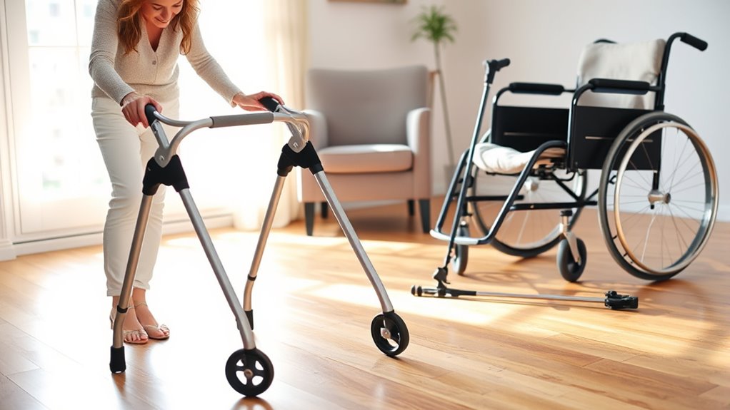 test mobility device options
