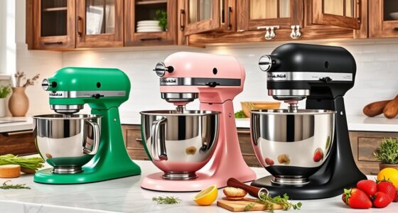 top kitchenaid mixer colors