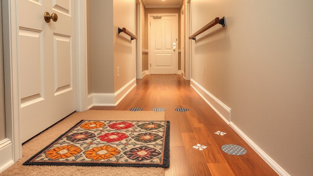 use non slip flooring and mats