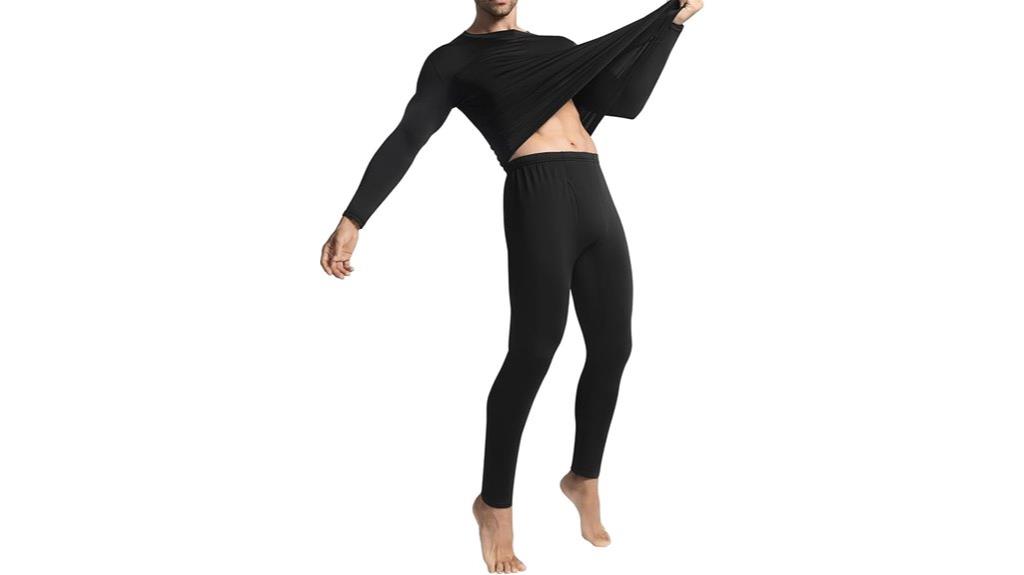 warm fleece lined thermal underwear