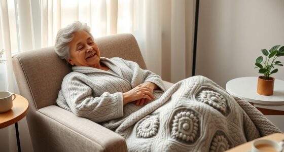 weighted blankets improve senior sleep