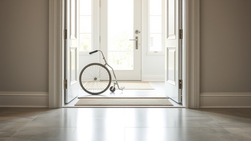 wheelchair friendly doorway renovations