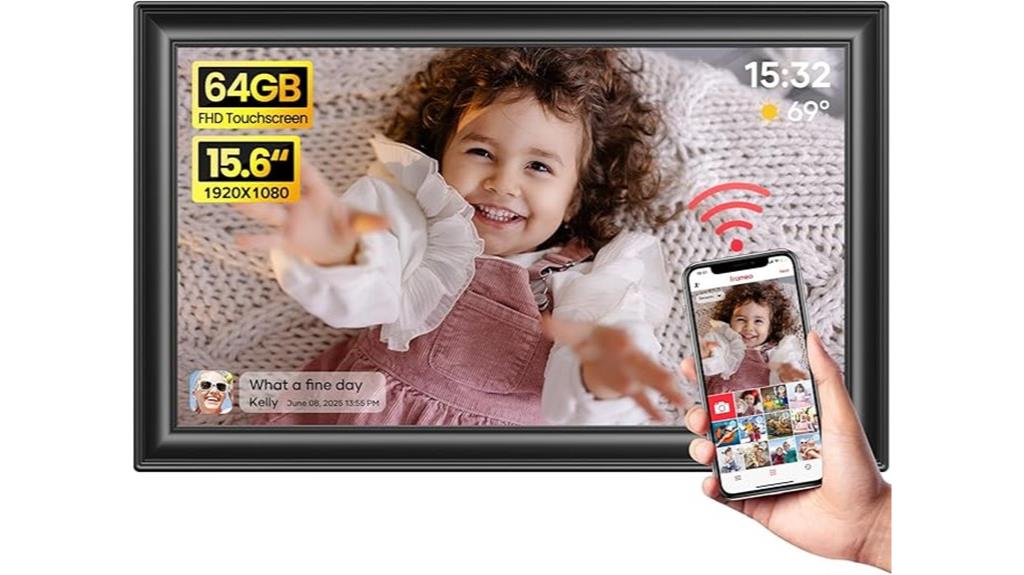 wifi digital frame 64gb