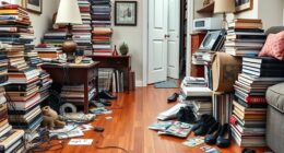 clutter increases fall risks