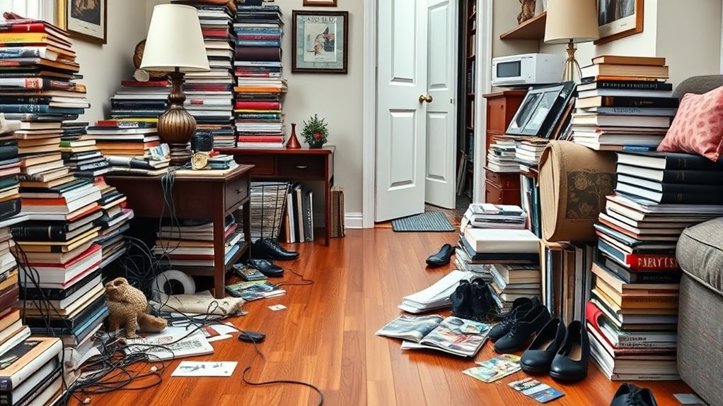 clutter increases fall risks