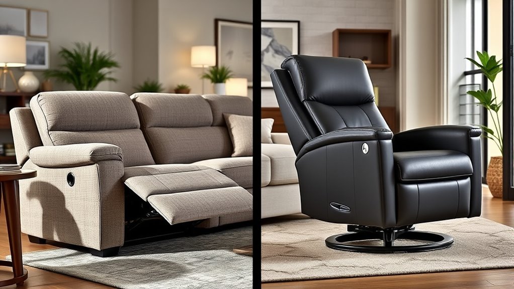 comfortable space saving seating