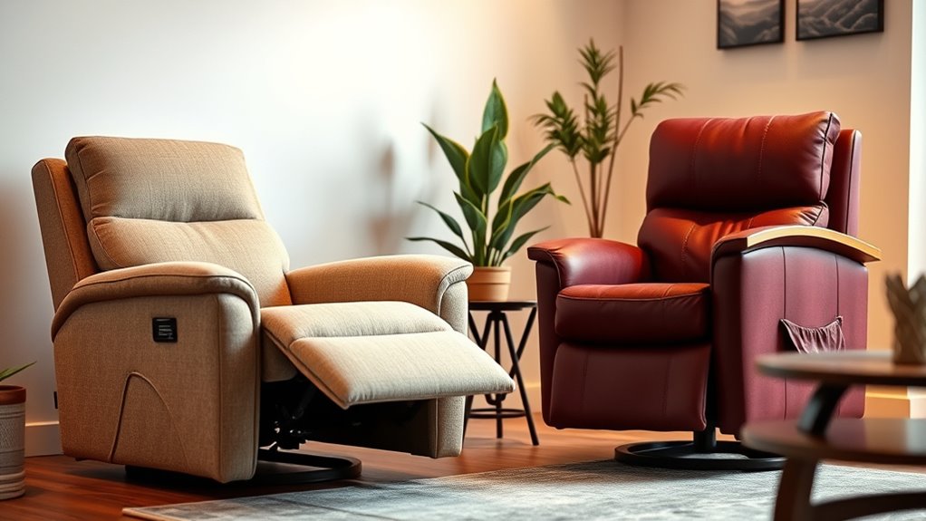 comparing recliner and lift