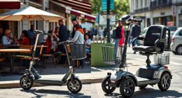 comparison of scooter sizes