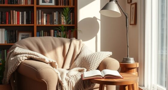 create a warm inviting reading space