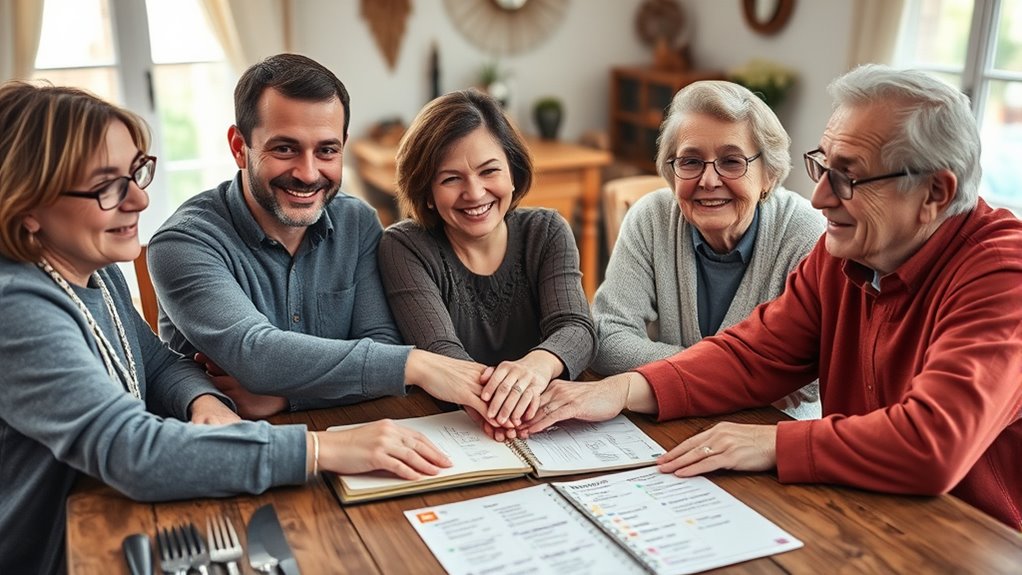 create family care support network